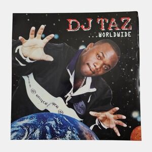 DJ Taz ...Worldwide 12x12 Double Sided Flat Promo Album Poster 1997 EMI Records